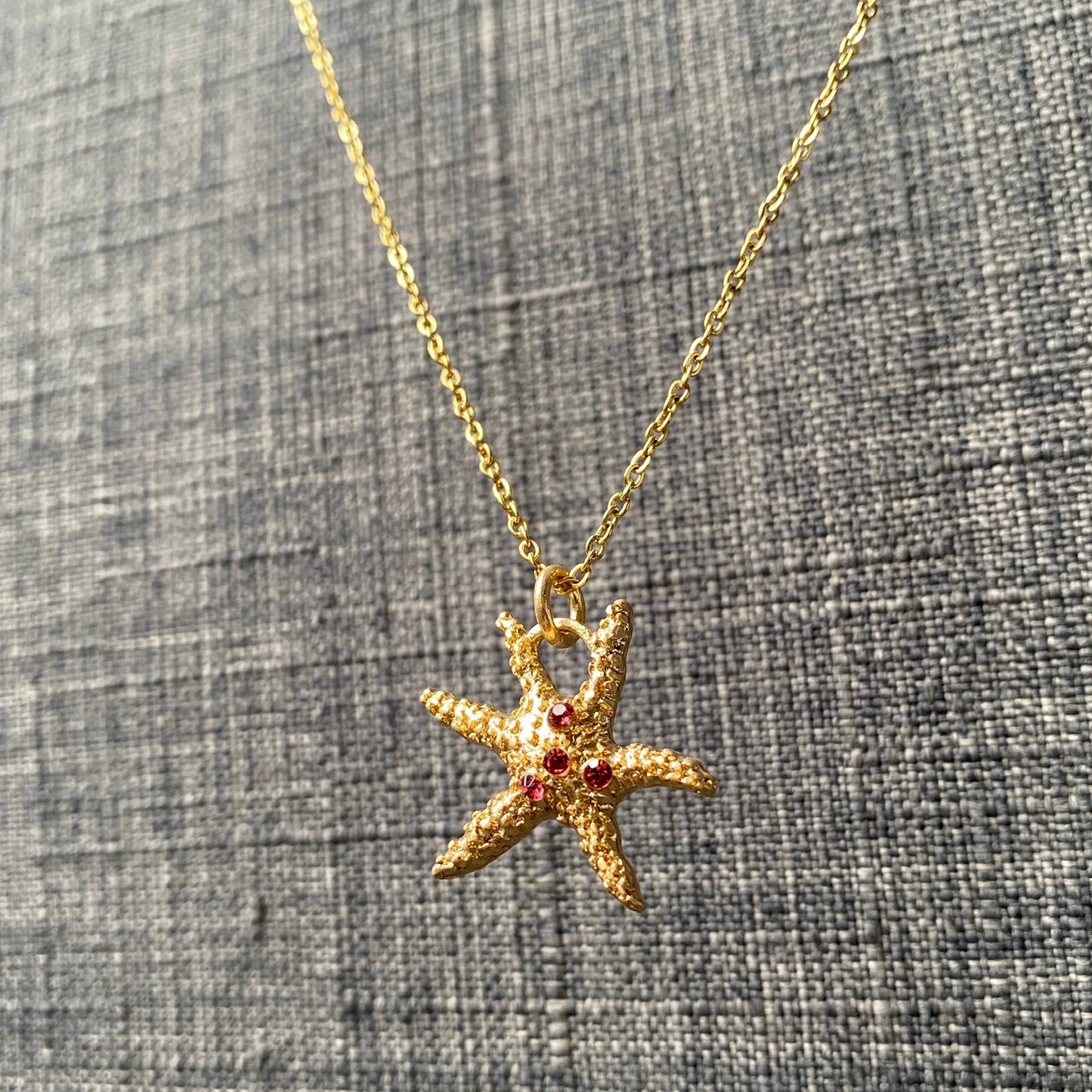 Collar estrella mar.