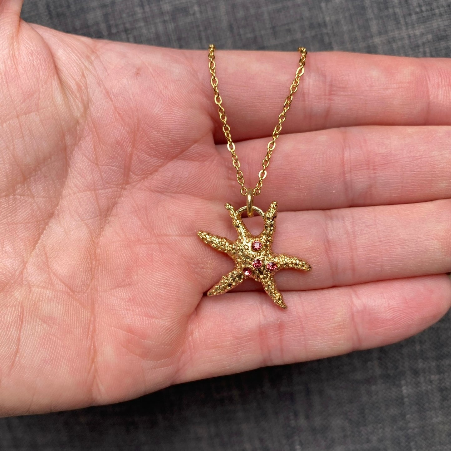 Collar estrella mar.