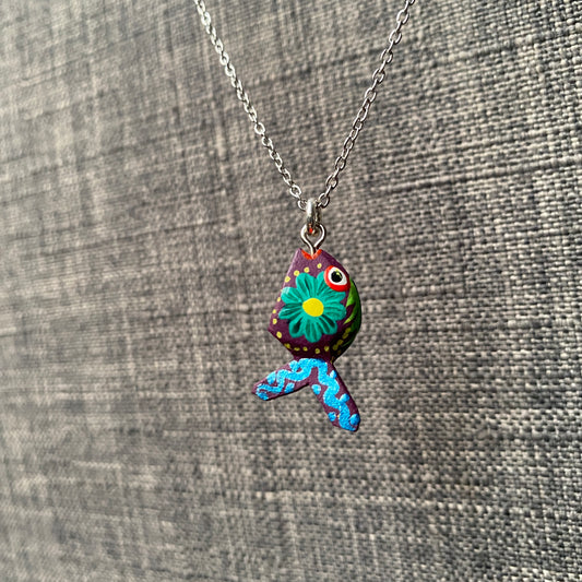 Collar alebrije pez.