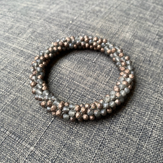 Pulsera cristal tornasol.